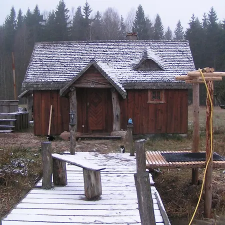 Dom Z Sauna - Lugiele Dzierwiany Exterior photo